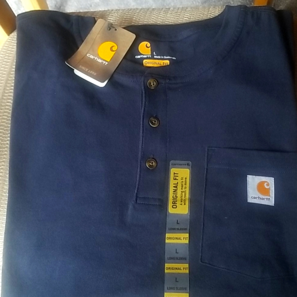 Carthartt ~Men's Long Sleeve Henley